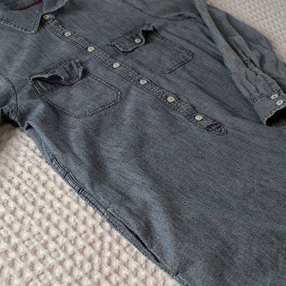 Gap Denim Shirt Dress - Picture 10 of 11